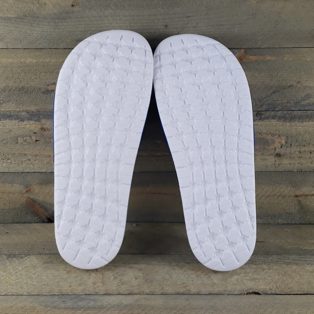 adidas Adilette Boost Men's Slides Sandals Royal Blue, White Supreme Cushioning - Picture 6 of 9